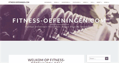 Desktop Screenshot of fitness-oefeningen.com