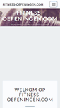 Mobile Screenshot of fitness-oefeningen.com